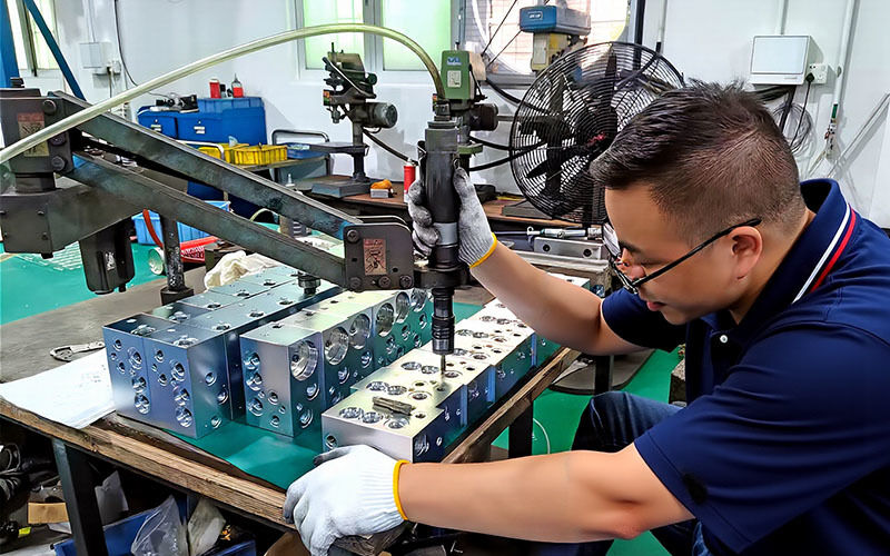 Dongguan Zhongwei Metal Products Co., Ltd línea de producción del fabricante