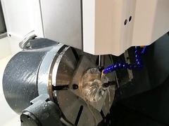 Alta precisión de metal 5 Ejes de mecanizado CNC acero inoxidable de latón de aluminio carcasa del motor