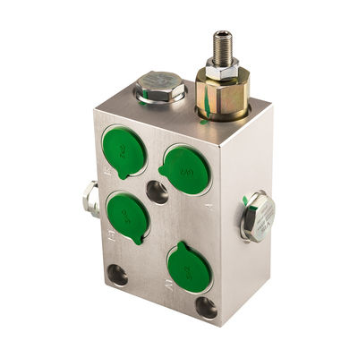 Producto de fabricación original de manifold hidráulico de bloque de aluminio 7075 6061 manifold hidráulico de válvula