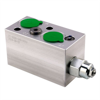 Excavadora Hidráulica Manifold Polvo de recubrimiento Anodizado Sol válvulas de cartucho hidráulico