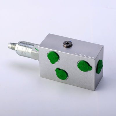 Válvula de control hidráulica de aluminio de tractor CNC de manivela hidráulica