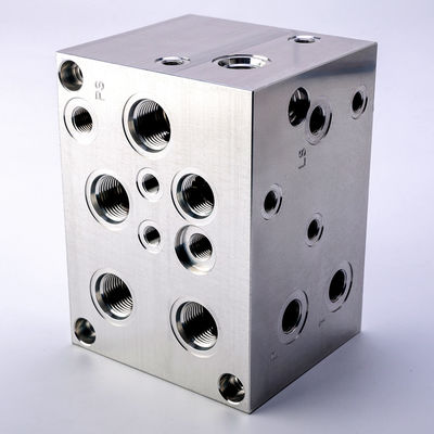 Válvula de control de flujo de aceleración de bloque de manifold hidráulico de hierro fundido y acero