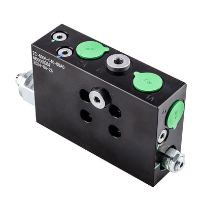 Válvulas de cierre de aluminio de manivela hidráulica personalizada Bloque de válvula de solenoide hidráulica