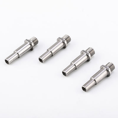 Partes CNC de aluminio Mecanizado Fijaciones de acero inoxidable Accesorios de tuberías roscados de titanio Adaptadores
