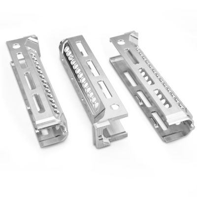 Dibujos 2D/3D Mecanizado CNC Partes de aluminio con rugosidad de superficie Ra0,8 Personalizable