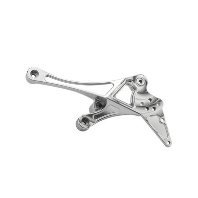 Automóvil CNC de procesamiento de piezas de aluminio soporte de motocicleta solución ligera con control de calidad y OEM / ODM