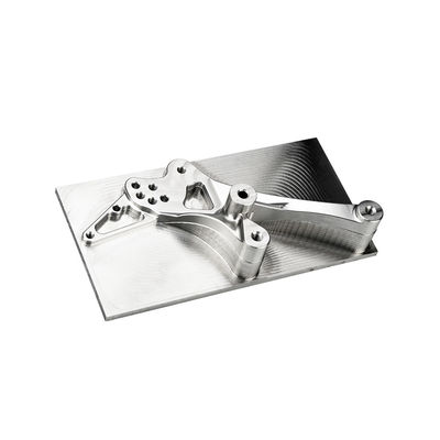 Acero inoxidable piezas de fresado CNC de fabricación de precisión soporte de motocicleta con certificación ISO9001 2015 y superficie de pintura