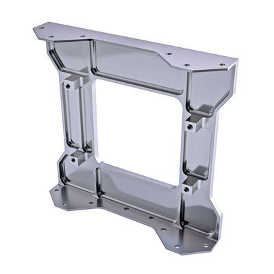 Piezas de fresado CNC de aleación de aluminio, mecanizado CNC de alta precisión, piezas estructurales aeroespaciales, soporte de aluminio
